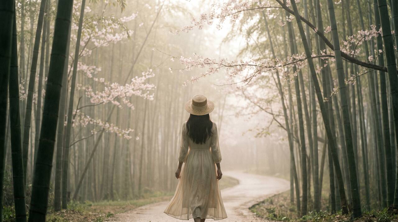 樱花视频 - 竹林樱花慢生活治愈影像 - www.hnuytyu.cn